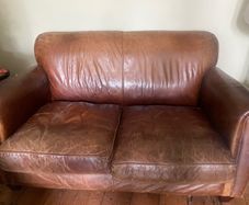 leather sofa