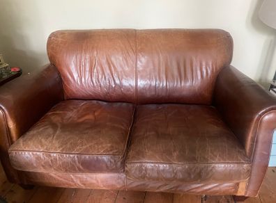 leather sofa