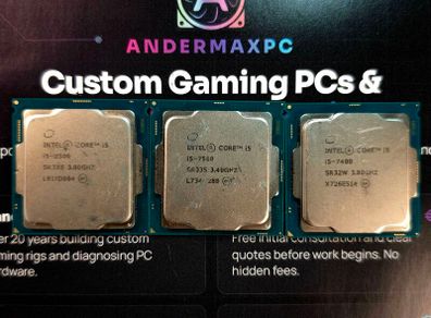 Intel Core i5 Desktop Processors 8500 7500 7400