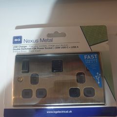 BG nexus metal USB sockets