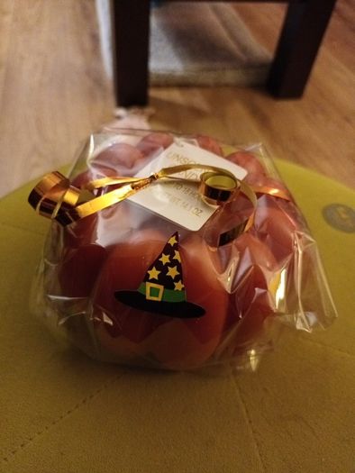 Pumpkin candle