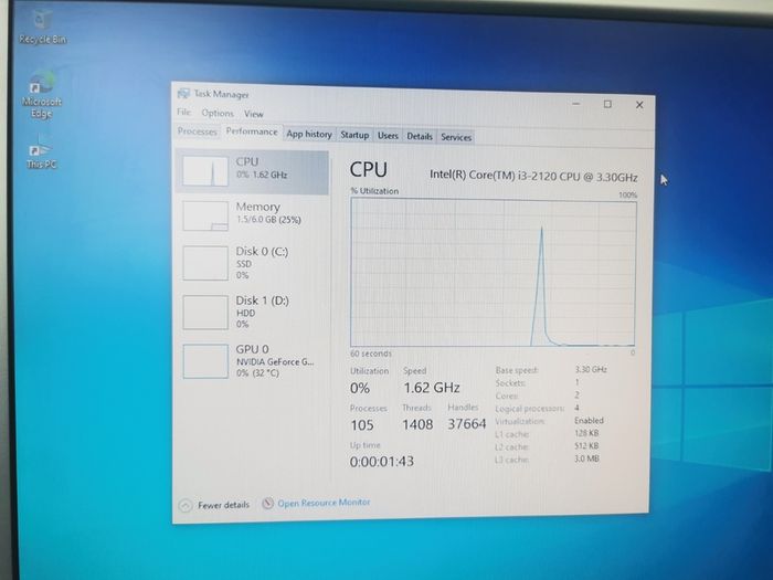 Dell Vostro 260s i3 6gb GTX 750ti SSD and HDD