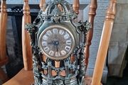 Brass effect clock