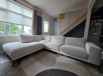 DFS Lexia Boucle Sofa  Right Hand Facing Arm Open End Corner