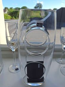 John Rocha Waterford Crystal 12" Circa Oval Vase