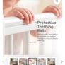 Cot/junior bed/matress/bumper/sheets Image 9
