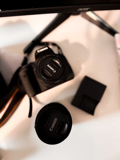 Canon EOS 750D (T6i) DSLR Camera + 18-55mm & 50mm Lenses