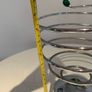 Chrome Spiral Fruit Bowl Image 5