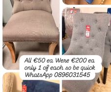 Ex showhouse pieces for sale . Open to offers