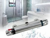 Modern Thermostatic Bar Shower Mixer Valve Tap Chrome Bottom 3/4