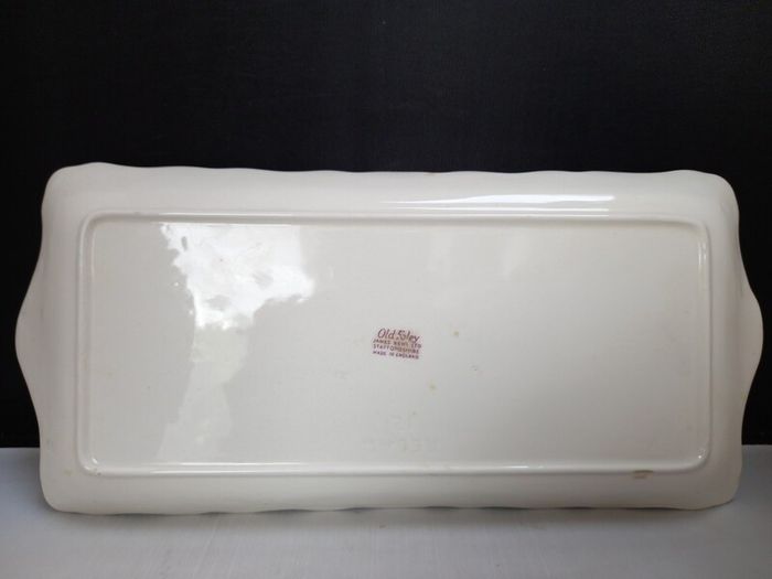 SALE!  Vintage Old Foley James Kent Ltd STAFFORDSHIRE Serving / Sandwich Tray