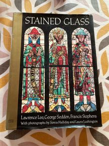 stained glass book.