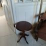 2 solid mahogany side tables Image 3