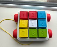 Fisher price pull along block holder