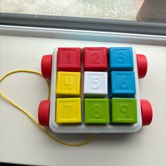 Fisher price pull along block holder