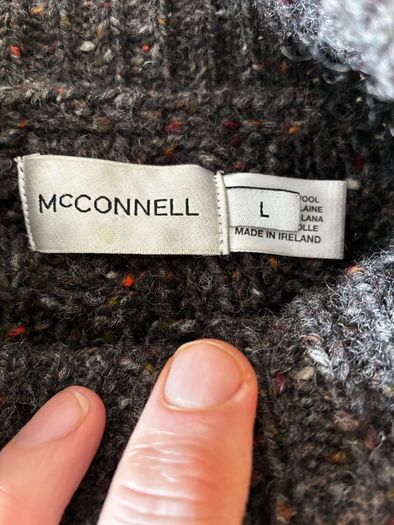 McConnells fisherman wool sweater