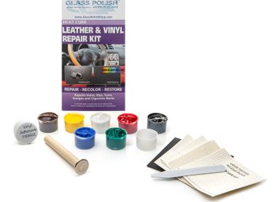 GLASS POLISH 91002 DIY Leather and Vinyl Repair Kit - Heat Cure