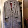 ladies check coat UK 10 Image 2