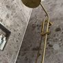 Brass gold rain shower Image 7
