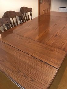 Dining Table with 4 Chairs and 2 Carver Chairs