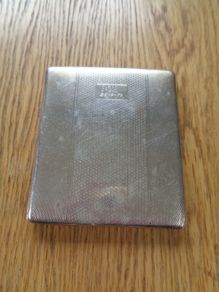 Vintage Silver Cigarette Case for Sale