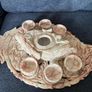 Vintage Oriental Onyx Tea Set With Tray Image 2