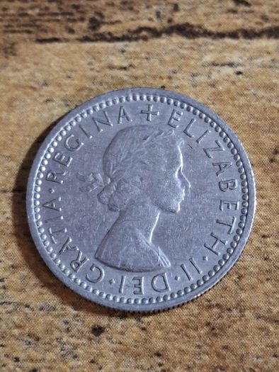 Great Britain UK 1960 Six Pence Elizabeth II Coin - free standard postage