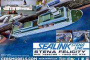 Stena Felicity Card Model Ferry Kit