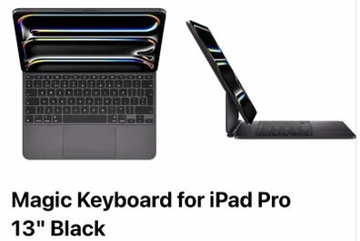 iPad Pro 13" Magic Keyboard Black