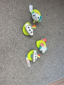 Bright Starts rattles and teether x2