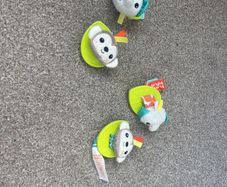 Bright Starts rattles and teether x2
