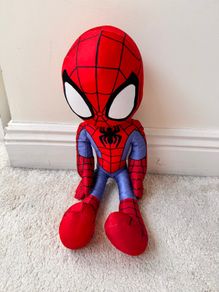 Spider-Man Spidey Amazing Friends Talking Soft Plush approx. 44 cm. Loose head Used Please see photos
