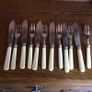 Vintage Epns Fish Knives and Forks Boxed Image 9