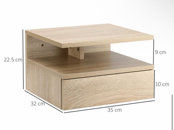 Floating Bedsite table