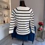 Ladies Cream & Black Striped Jumper from Gallery. Size Xs UK 6-8 / EU 34-36 Image 7