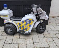 Kids Police Motorcycle 3-Wheeled Electric Ride-On Trike