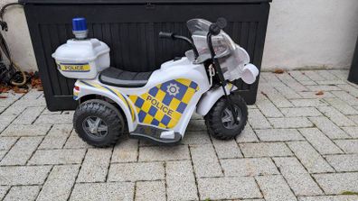 Kids Police Motorcycle 3-Wheeled Electric Ride-On Trike
