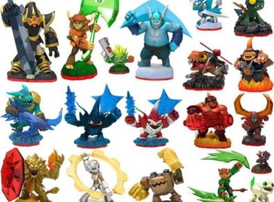 Skylanders Trap Team figures & traps Switch Wii Xbox PS3 PS4 PS5 ) - Short Cut Wallop Thunderbolt Spotlight Blackout & many more