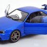 Nissan Skyline GT-R R34 Metallic Blue - New in Box - 1/18 Image 10