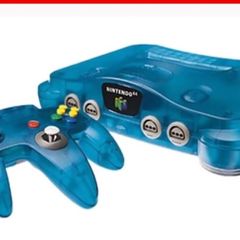 Nintendo 64 Ice Blue + Accesories + 19 games Unboxed Mint
