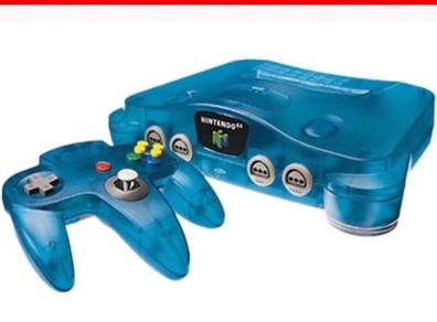 Nintendo 64 Ice Blue + Accesories + 19 games Unboxed Mint