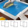 Screen Printing Kit Silk Screen Printing Frame 20x24in 110 Count Mesh 6pcs Image 7