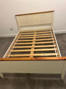 Double bed with mattress