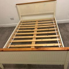 Double bed with mattress