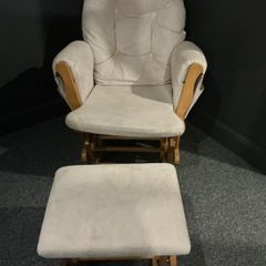 Breast Feeding Chair and Footstool