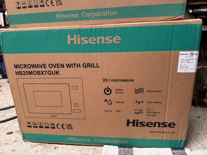 Built in microwave