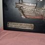 3D Silver Galera "La Reale" Francia 1680 on leather frame Image 2