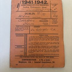 1941-1942 unemployment insurance stamps booklet