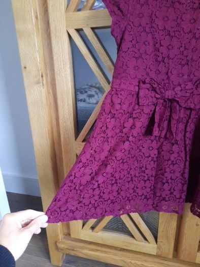 Burgundy dress girls from NEXT size 6 years