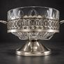 Vintage Glass Rose Bowl & Flower Arranger Image 7